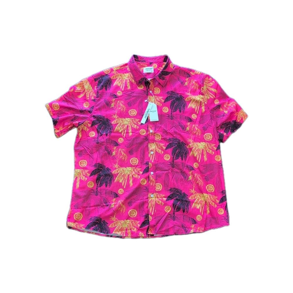 TUNEVUSE Shirt Mens 3XL Hawaiian Beach Cruise Aloha Palm Tree NWT